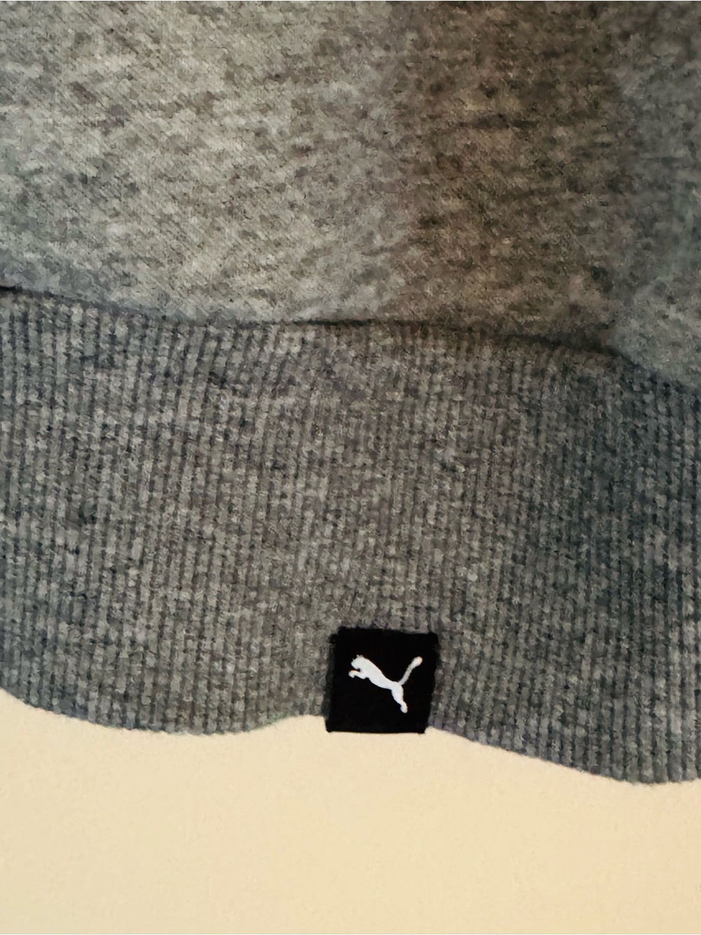 Puma Gray Crewneck Sweatshirt with Logo - Picture 5 of 9